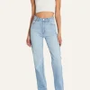 Abrand A 94 High Straight - Hailey Distressed Vintage Blue< Denim