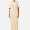 Shona Joy Aby Twist T Shirt - Rice< Shirt Dresses | Casual Dresses