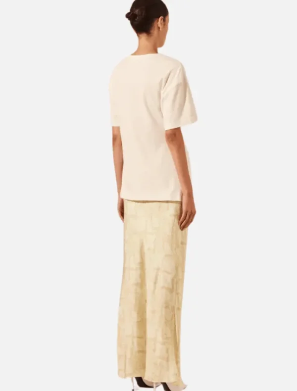 Shona Joy Aby Twist T Shirt - Rice< Shirt Dresses | Casual Dresses
