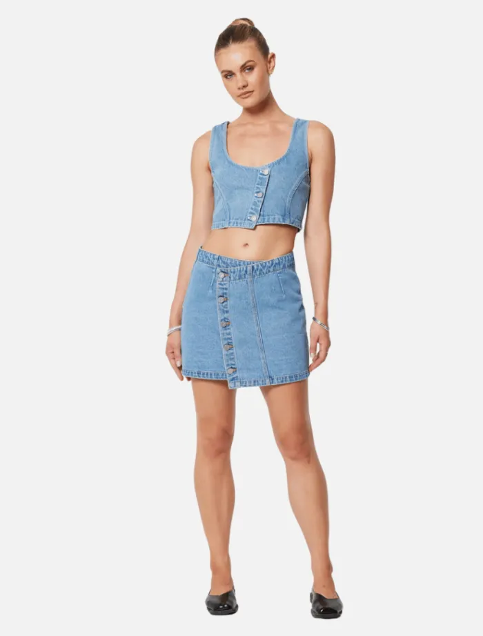 aline_wrap_skirt_gigi__mi_0.webp Abrand Aline Wrap Skirt Gigi - Mid Blue< Denim | Skirts