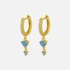 Jolie and Deen Ally Sleepers - Blue< Earrings