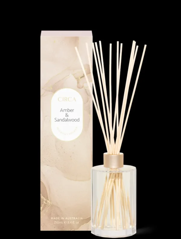Circa Home Amber & Sandalwood Fragrance Diffuser 250ml< Diffusers | Tops