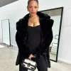 Insurge Clothing Angelique Coat -< Casual Dresses | Fur