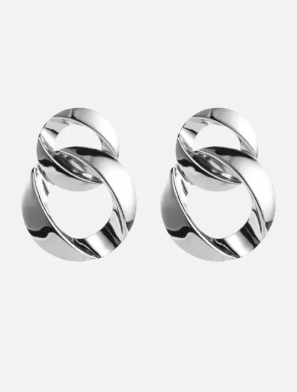 Insurge Clothing Arabella Chain Earrings - Silver< Earrings