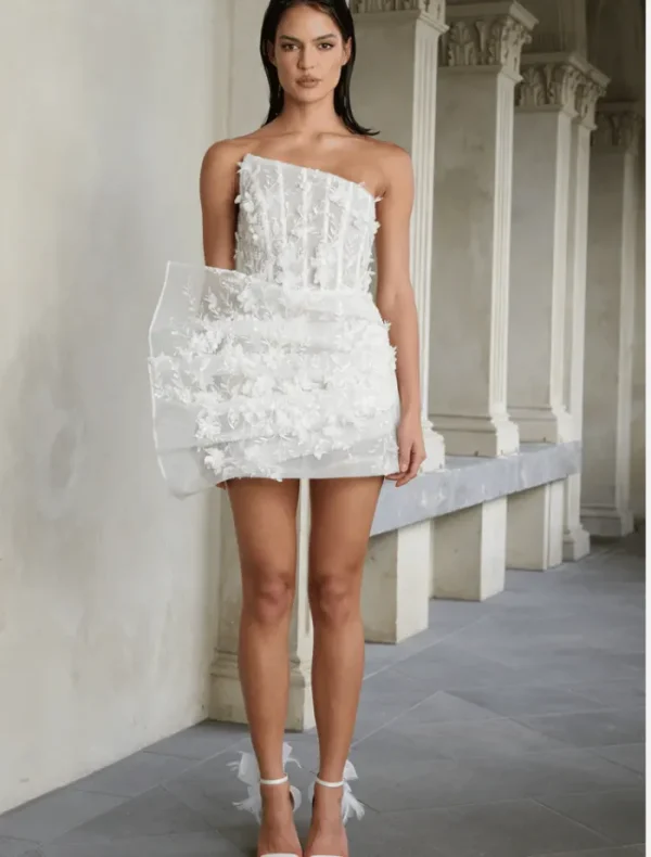 Eliya The Label Azaria Dress - White< Mini Dresses | Midi Dresses