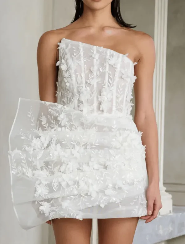 Eliya The Label Azaria Dress - White< Mini Dresses | Midi Dresses
