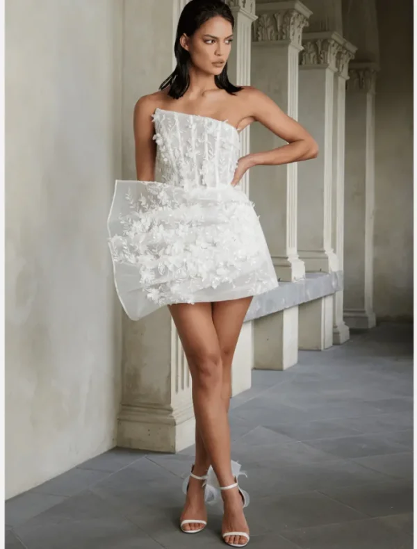 Eliya The Label Azaria Dress - White< Mini Dresses | Midi Dresses