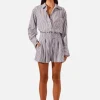 Shona Joy Belted Short - Chambray/Blue Ivory< Shorts