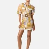 Winona Billie Button Up Short Dress - Patchwork Floral Print< Casual Dresses | Mini Dresses