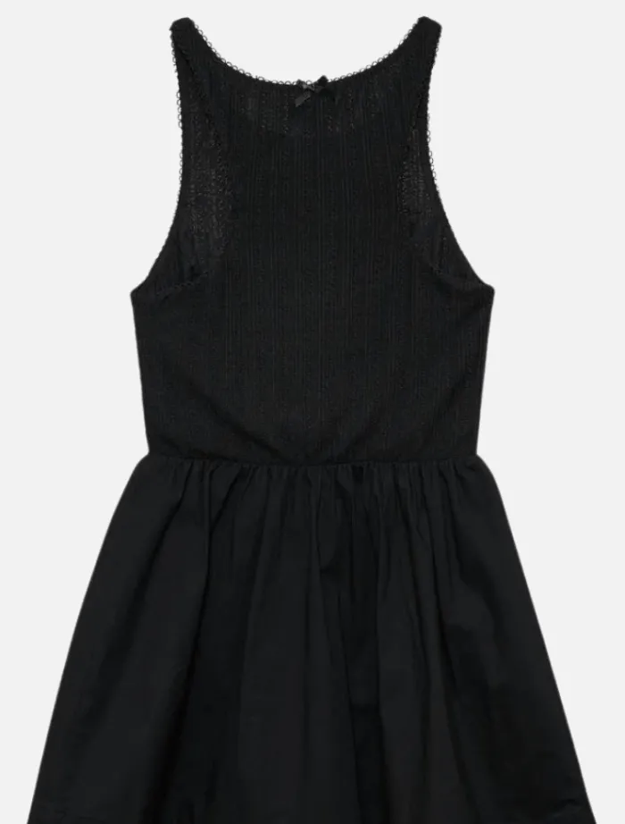 billie_pointelle_mini_dre_4.webp For Love & Lemons Billie Pointelle Mini Dress - Black< Mini Dresses | Skirts
