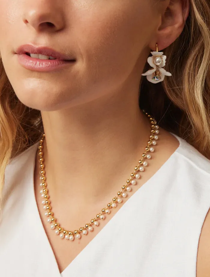 blossom_hoops__gold_1.webp Jolie and Deen Blossom Hoops - Gold< Earrings