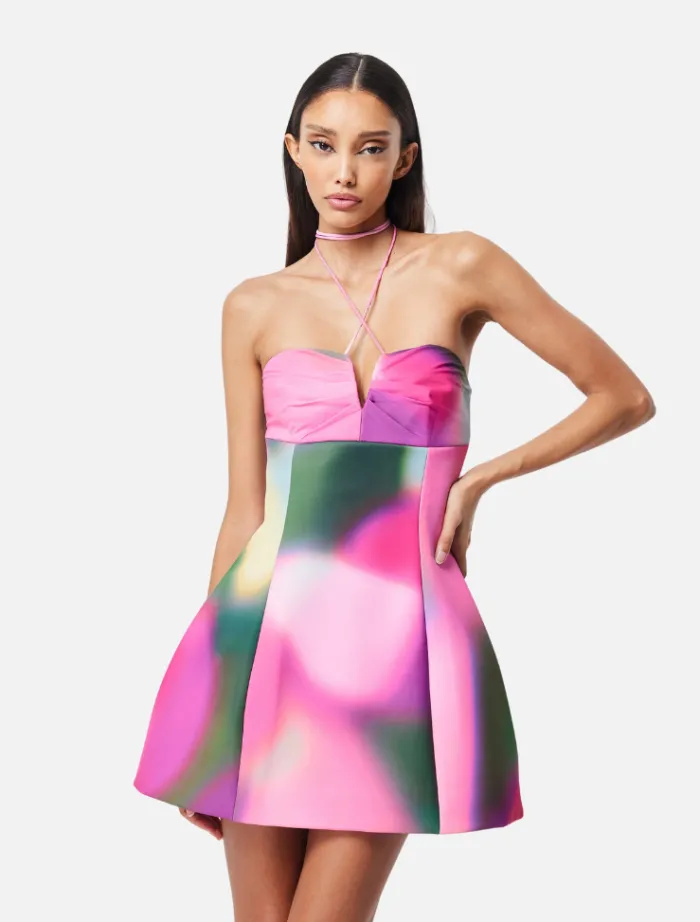 blurred_mini_dress__print_0.webp Mossman Blurred Mini Dress - Print< Casual Dresses | Mini Dresses