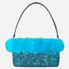 Insurge Clothing Bonnie Feather Bag - Azure Blue< Bags | Shoulder Bag