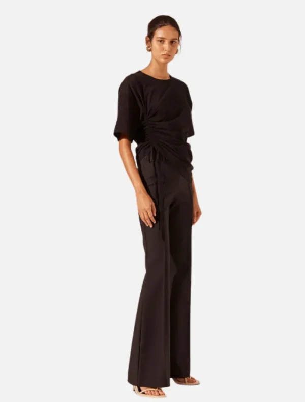 Shona Joy Boot Cut Flared Pant - Black< Pants
