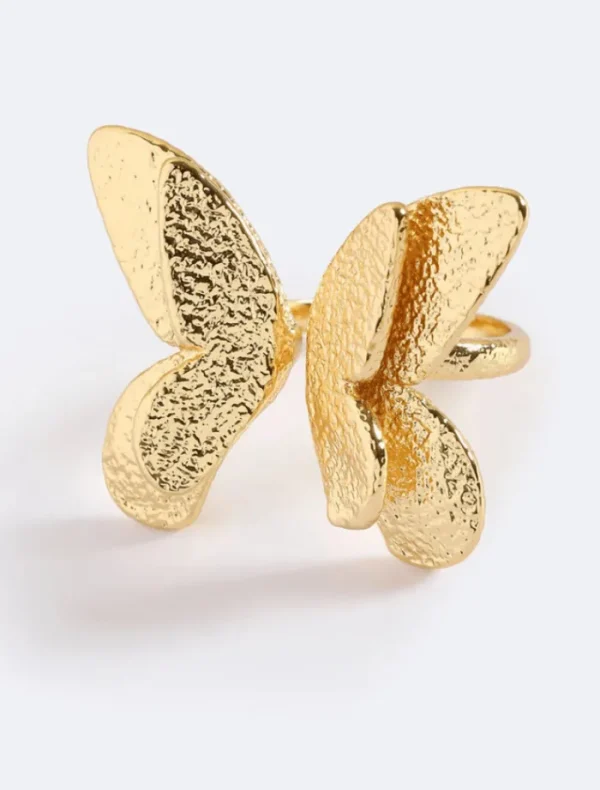 Emma Pills Butterfly Effect Ring - Gold Fearless Finish< Rings