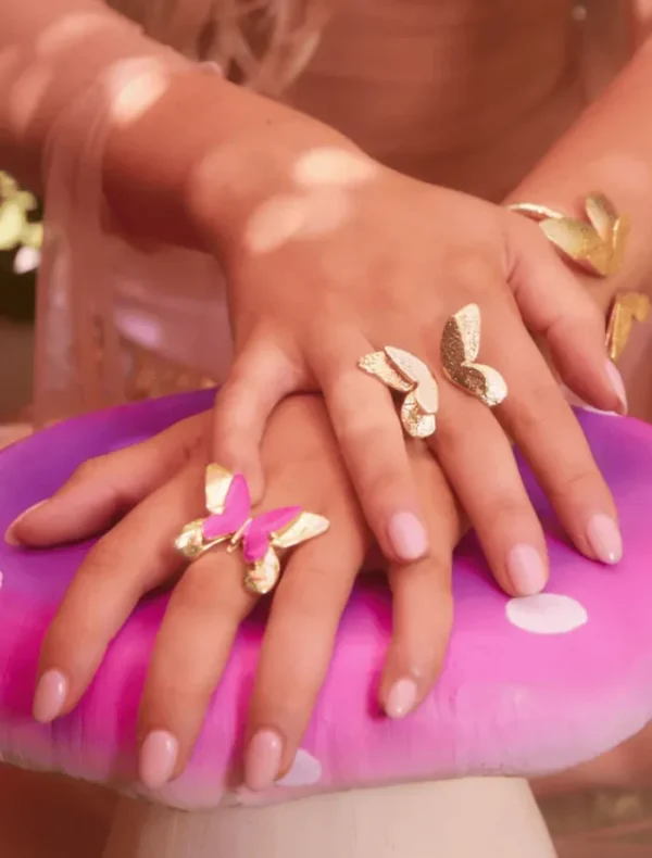 Emma Pills Butterfly Effect Ring - Gold Fearless Finish< Rings