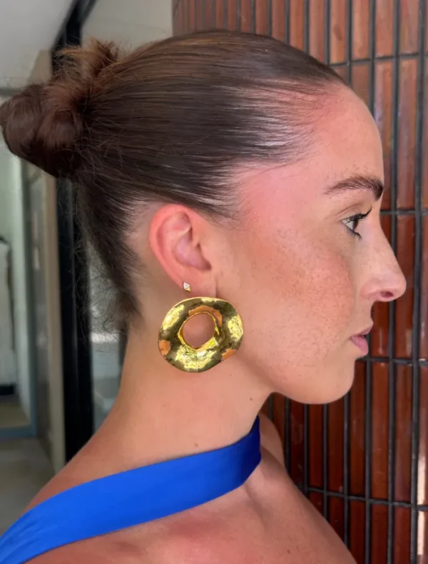 Insurge Clothing Camilla Chunky Earrings - Gold< Earrings | Irregular