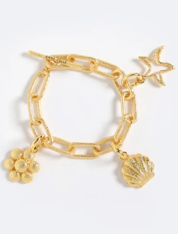 Emma Pills Capri Charm Bracelet - Gold< Bracelets