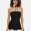 For Love & Lemons Caressa Mini Dress - Black< Casual Dresses | Mini Dresses