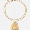 Insurge Clothing Cavelli Shell Necklace - Gold< Necklaces