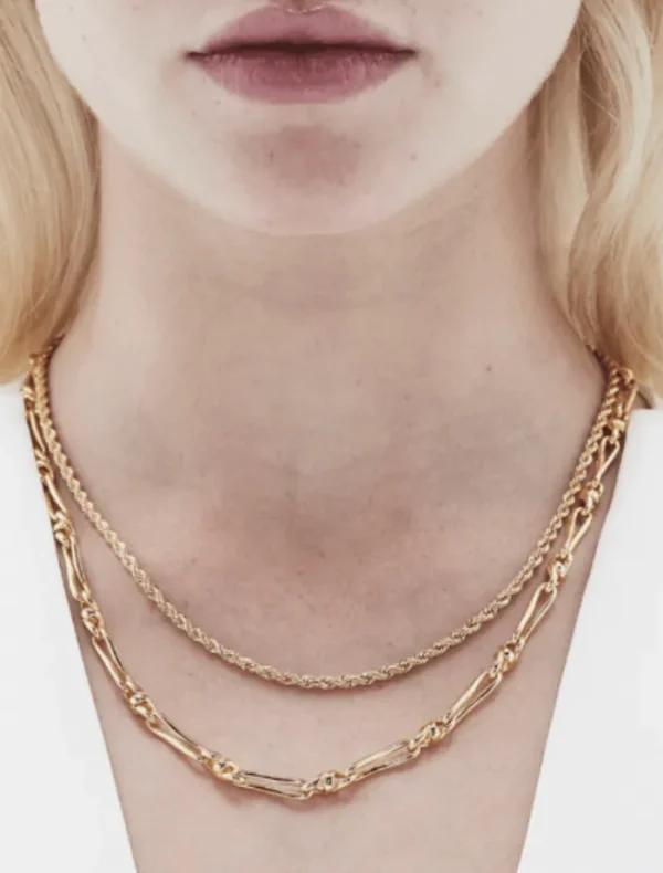 Jolie and Deen Cecile Chain Necklace - Gold< Necklaces