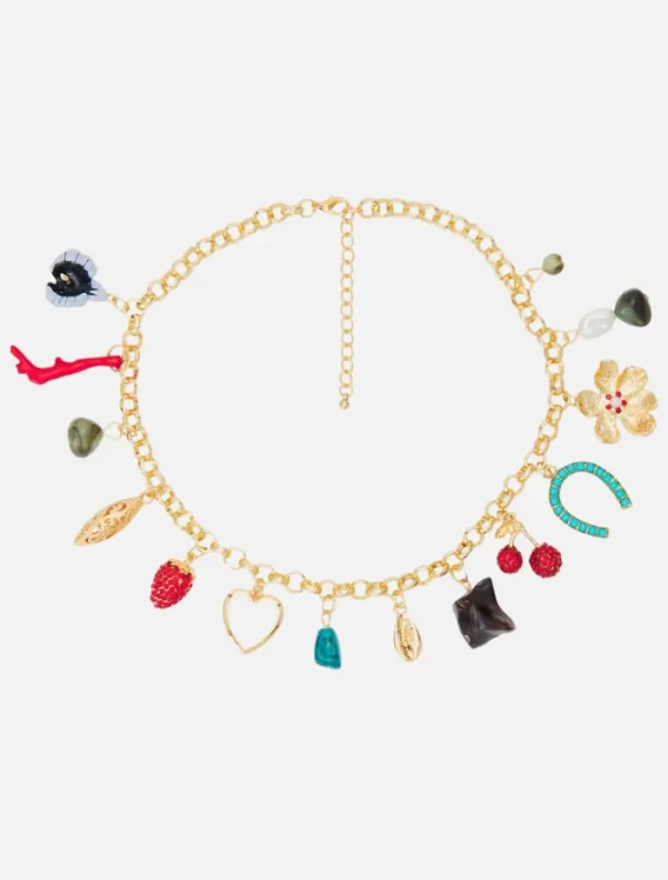 8 Other Reasons Charm Necklace - Gold< Necklaces
