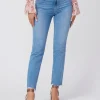 PAIGE Cindy Raw Hem - Music Distressed< Denim