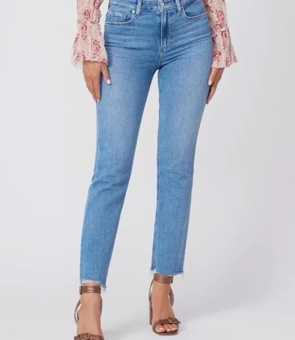 PAIGE Cindy Raw Hem - Music Distressed< Denim