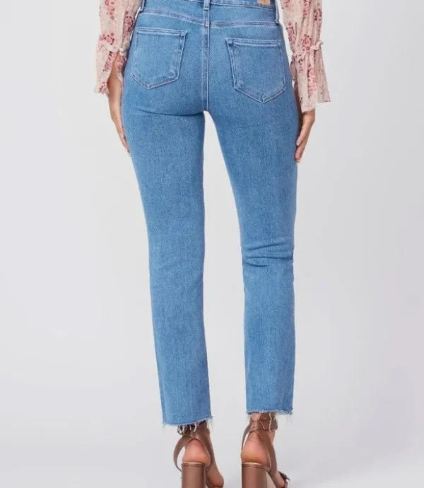PAIGE Cindy Raw Hem - Music Distressed< Denim