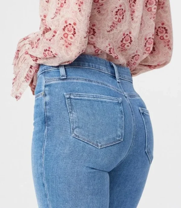 PAIGE Cindy Raw Hem - Music Distressed< Denim