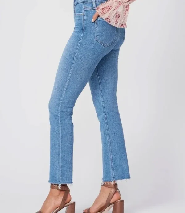PAIGE Cindy Raw Hem - Music Distressed< Denim