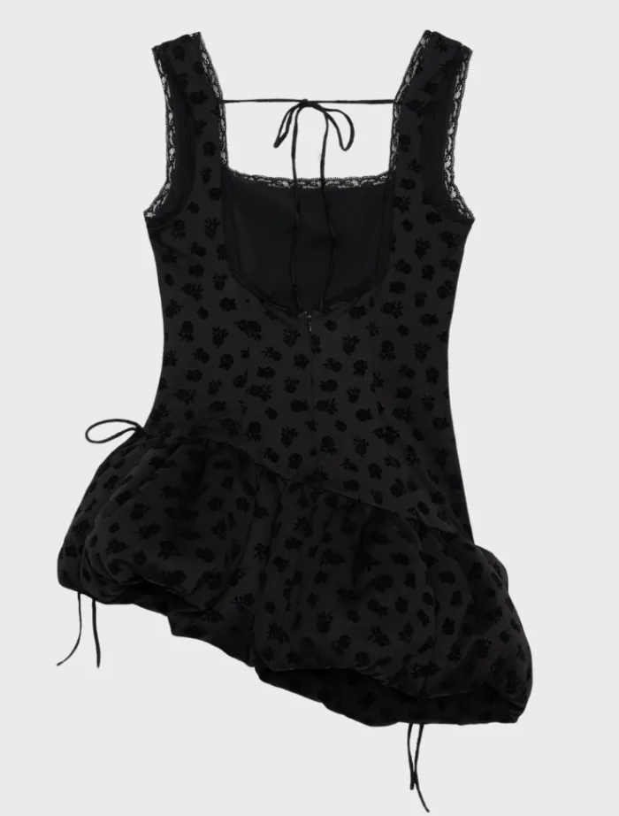 claira_asymmetric_top__bl_10.webp For Love & Lemons Claira Asymmetric Top - Black< Casual Dresses | Mini Dresses
