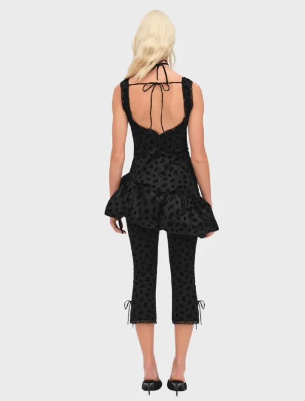 For Love & Lemons Claira Asymmetric Top - Black< Casual Dresses | Mini Dresses