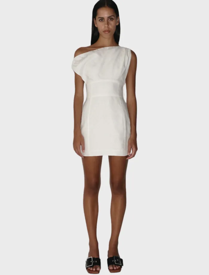 claire_mini_dress__ivory_0.webp Ownley Claire Mini Dress - Ivory< Casual Dresses | Mini Dresses