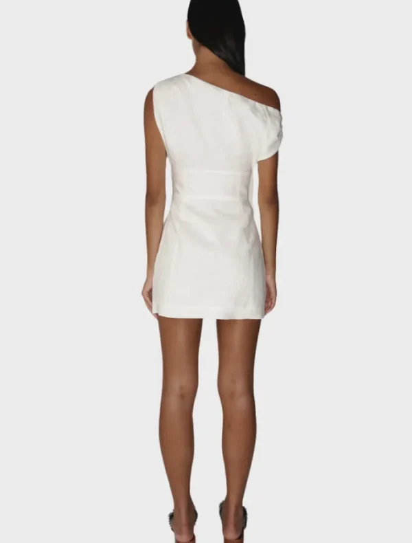 Ownley Claire Mini Dress - Ivory< Casual Dresses | Mini Dresses