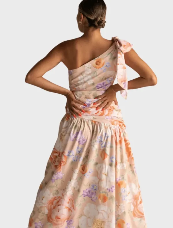 Zanetta Claudia Maxi Dress – Peachy Floral< Casual Dresses