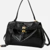Insurge Clothing Cleo Tote Bag - Black Croc< Bags | Tops