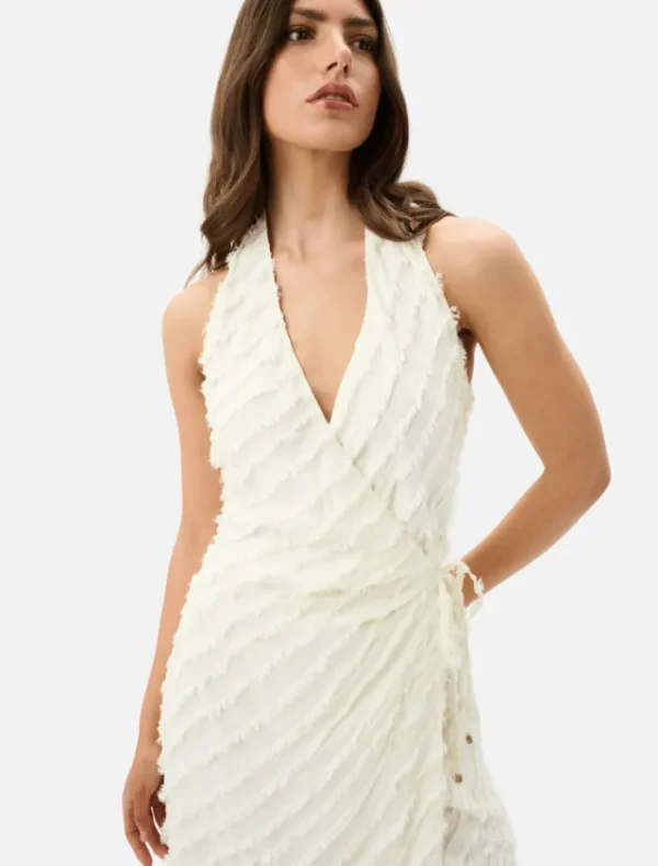 Roame Dalton Dress - Ecru< Casual Dresses | Mini Dresses