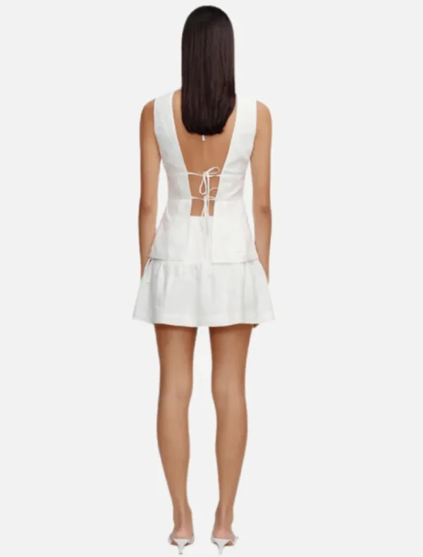 Ownley Darcy Mini Skirt - Ivory< Casual Dresses | Mini Dresses