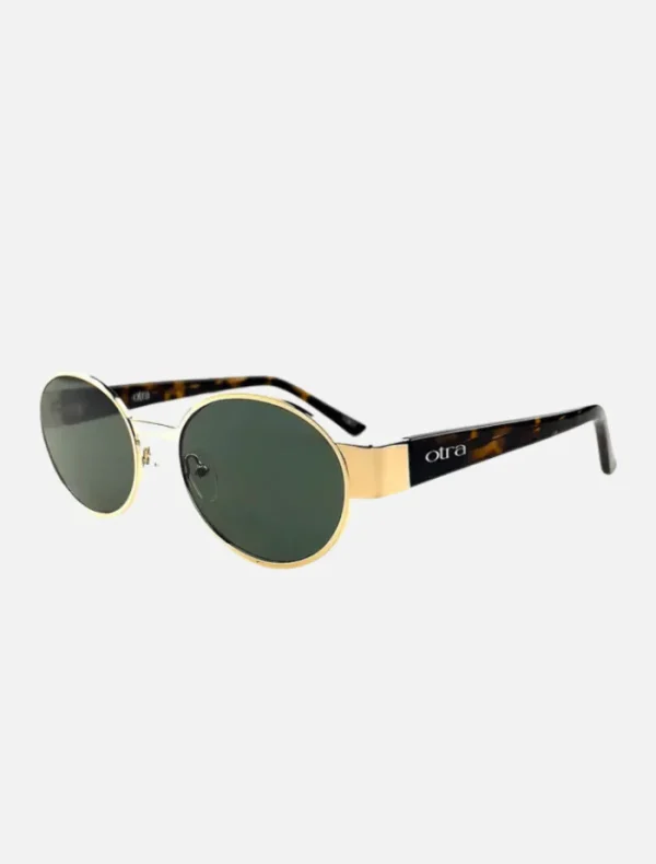 Otra Echo - Gold Tortoiseshell/ Green< Sunglasses | Uv Protection