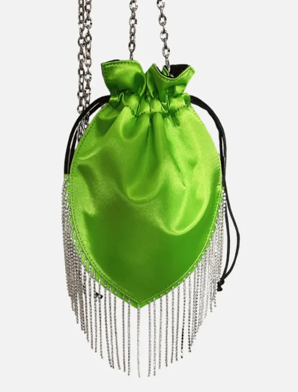 Insurge Clothing Elissa Tassel Bag - Green< Bags