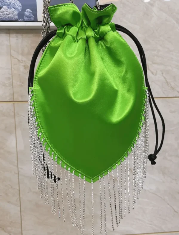 Insurge Clothing Elissa Tassel Bag - Green< Bags