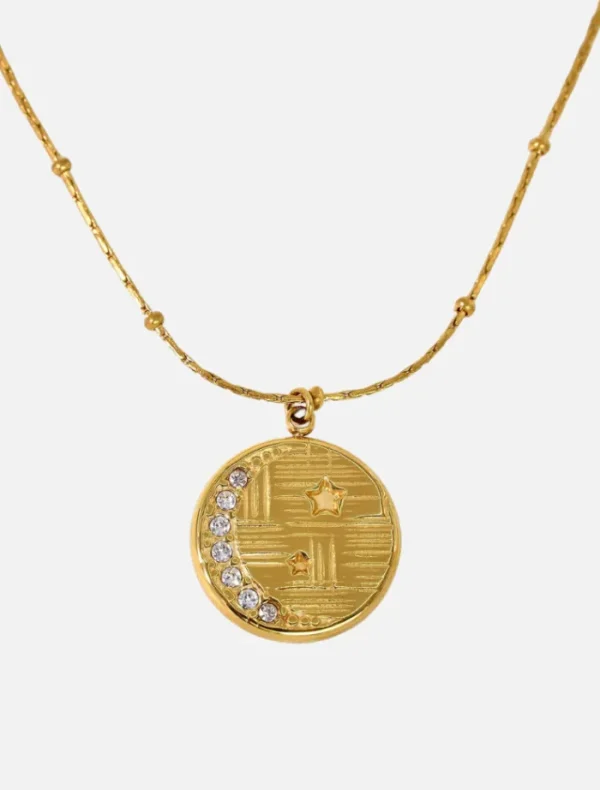 Insurge Clothing Emmanuelle Coin Necklace - Gold< Necklaces