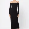 Mossman Eternal Midi Dress - Black< Long Sleeve Dresses | Midi Dresses