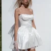 For Love & Lemons Evelyn Mini Dress - White< Mini Dresses | Shoulder Bag