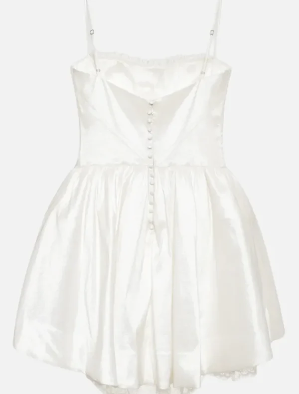 For Love & Lemons Evelyn Mini Dress - White< Mini Dresses | Shoulder Bag