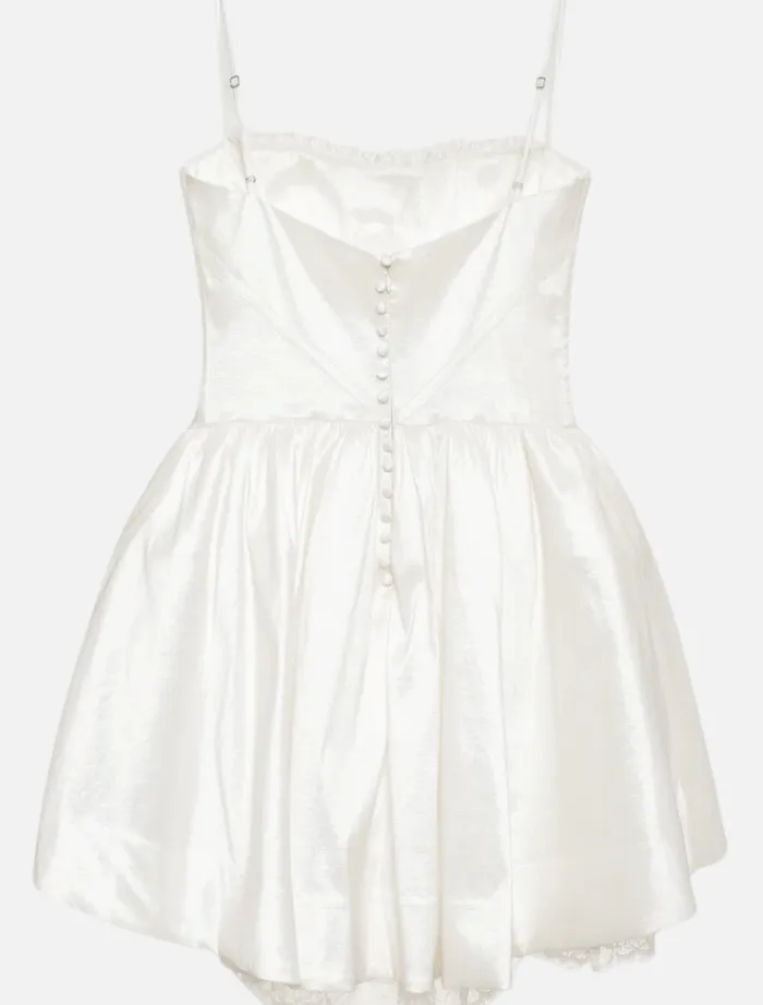 evelyn_mini_dress__white_3.webp For Love & Lemons Evelyn Mini Dress - White< Mini Dresses | Shoulder Bag