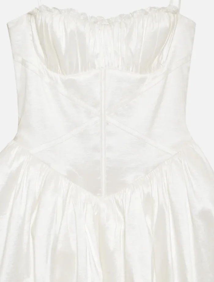 evelyn_mini_dress__white_4.webp For Love & Lemons Evelyn Mini Dress - White< Mini Dresses | Shoulder Bag