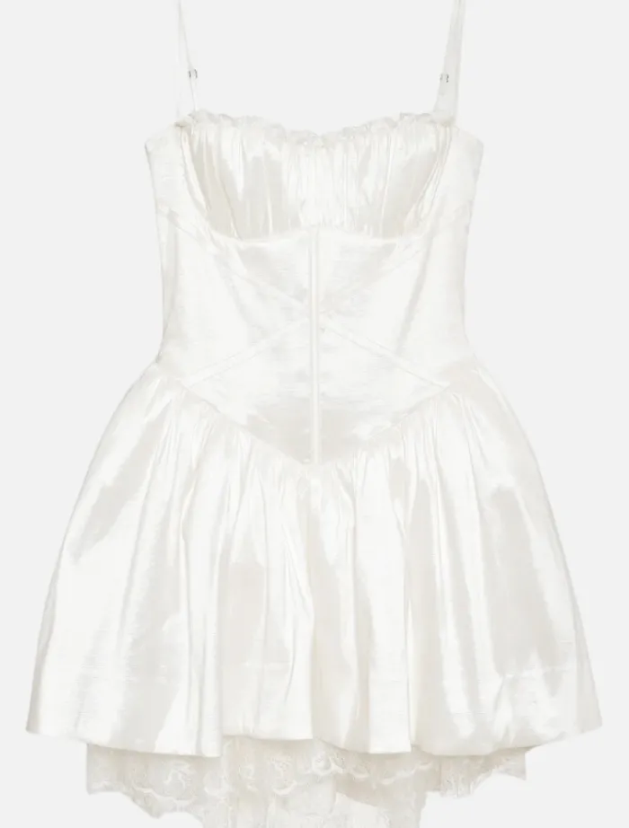 evelyn_mini_dress__white_5.webp For Love & Lemons Evelyn Mini Dress - White< Mini Dresses | Shoulder Bag