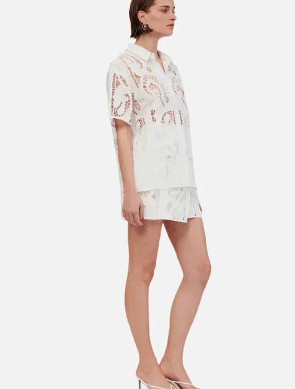 Suboo Florence Lace Skirt - White< Skirts | Shirts